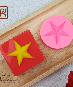 Khuôn silicon hình ngôi sao 5cm