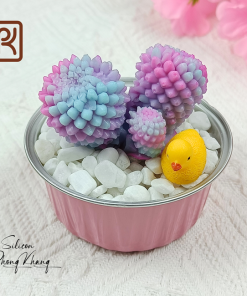 Khuôn silicon hình sen đá nhánh