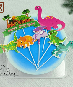 Set 5 que cắm khủng long