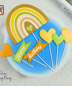 Set que cắm cầu vồng vàng