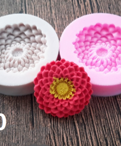 Khuôn silicon hoa thược dược