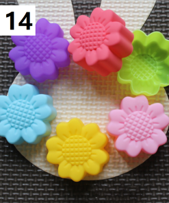 Combo 10 khuôn silicon hoa cúc