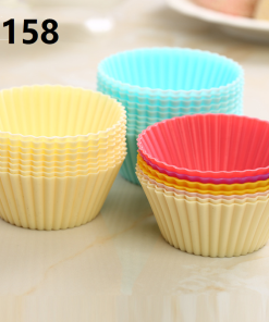 Combo 10 khuôn silicon cupcake tròn