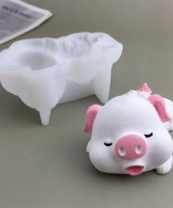 Khuôn silicon heo nằm