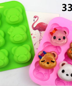 Khuôn silicon đầu gấu