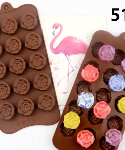 Khuôn silicon hoa hồng