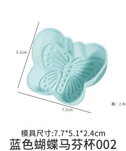 Combo 6 khuôn silicon bướm nhỏ